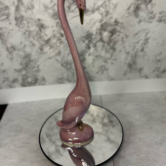 vintage ceramic swan or crane figurine - Picture 3 of 13